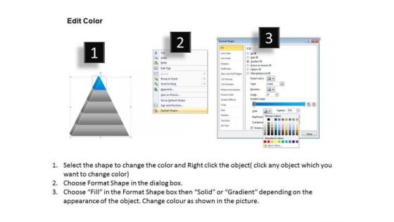PowerPoint Designs Leadership Triangle Process Ppt Design