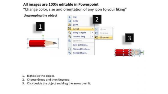 PowerPoint Designs Marketing Crayons And Pencils Ppt Themes