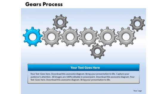 PowerPoint Designs Marketing Gears Ppt Slides