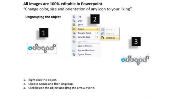PowerPoint Designs Marketing Gears Ppt Slides