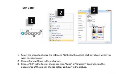 PowerPoint Designs Marketing Gears Ppt Slides