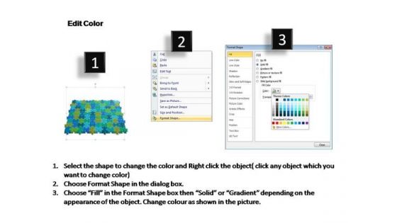 PowerPoint Designs Process 10x9 Rectangular Jigsaw Puzzle Matrix Ppt Slide