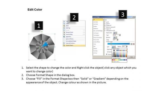 PowerPoint Designs Process Circular Quadrant Ppt Presentation