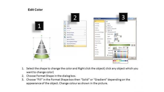 PowerPoint Designs Process Cone Diagram Ppt Slide Designs