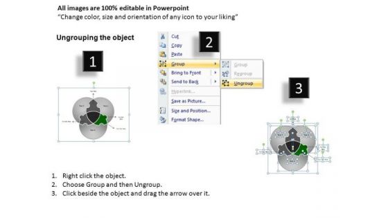 PowerPoint Designs Sales Circular Puzzle Ppt Designs