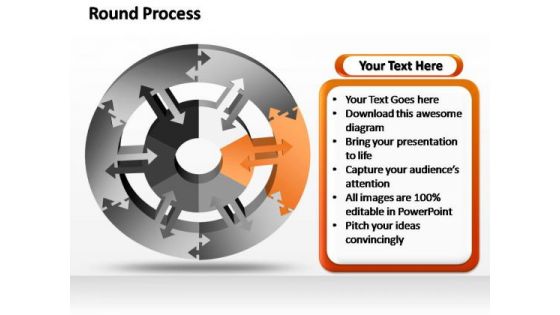 PowerPoint Designs Sales Round Moving Ppt Theme