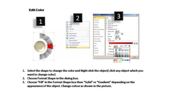 PowerPoint Designs Sales Semi Circle Ppt Slide Designs