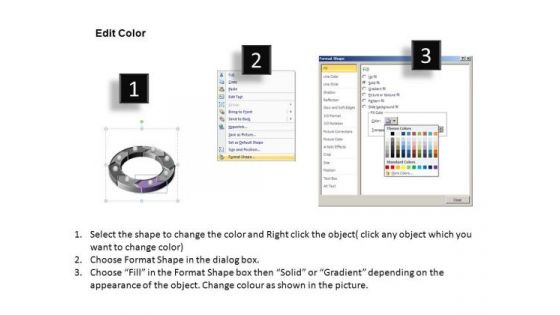 PowerPoint Designs Strategy Circular Process Ppt Template