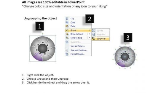 PowerPoint Designs Strategy Circular Puzzle Ppt Template