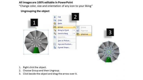 PowerPoint Designs Strategy Circular Quadrant Ppt Design Slides