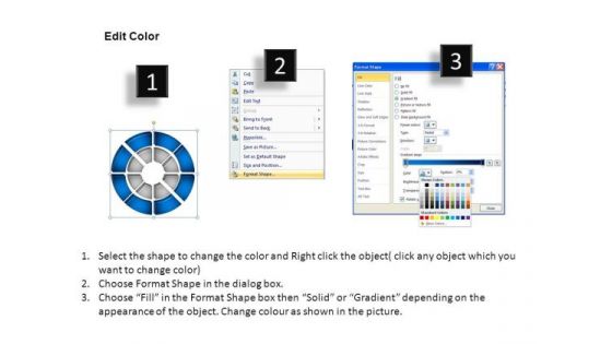 PowerPoint Designs Strategy Double Ring Ppt Slide