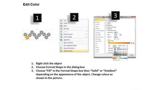 PowerPoint Designs Strategy Gears Ppt Themes