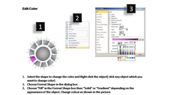 PowerPoint Designs Success Donut With Core Ppt Slides