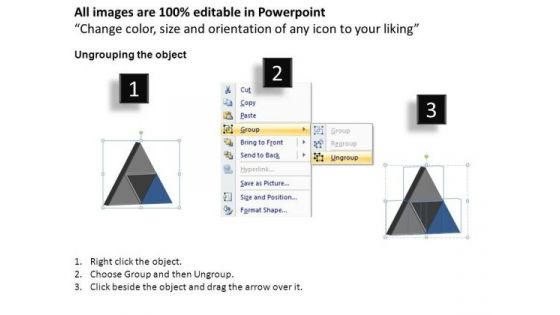 PowerPoint Designs Success Pyramid Pieces Ppt Backgrounds