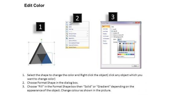 PowerPoint Designs Success Pyramid Pieces Ppt Backgrounds
