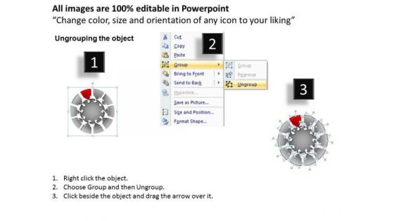 PowerPoint Designs Success Round Chart Ppt Themes