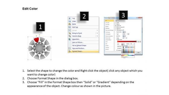 PowerPoint Designs Success Round Chart Ppt Themes