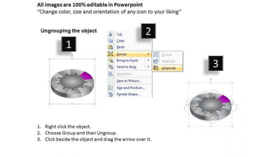 PowerPoint Designs Teamwork Circular Process Ppt Layouts