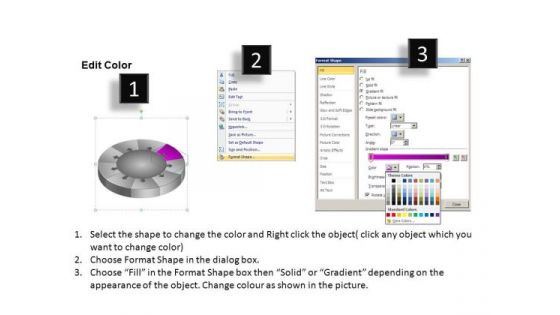 PowerPoint Designs Teamwork Circular Process Ppt Layouts