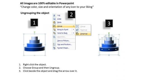 PowerPoint Designs Teamwork Circular Pyramid Ppt Design