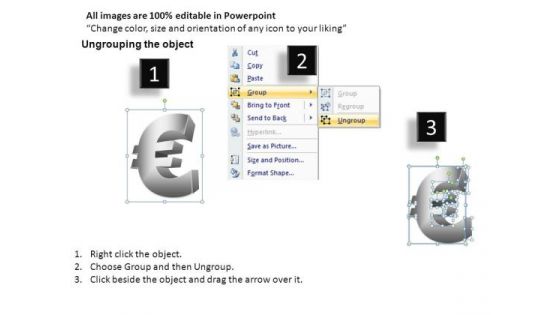 PowerPoint Euro Currency Symbok