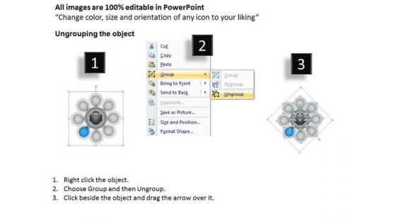 PowerPoint Graphics Business Templates Free Download Steps Hub And Spoke