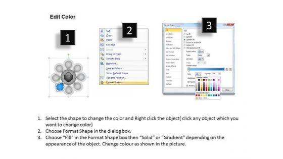 PowerPoint Graphics Business Templates Free Download Steps Hub And Spoke