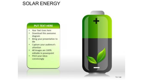 PowerPoint Graphics Clipart Green Energy Batteries Ppt Slides