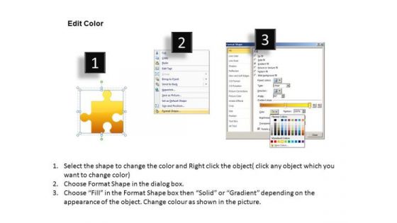 PowerPoint Graphics Puzzle Flowchart Ppt Clipart Slides