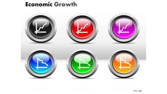 PowerPoint Graphs Going Up Or Down PowerPoint Slides
