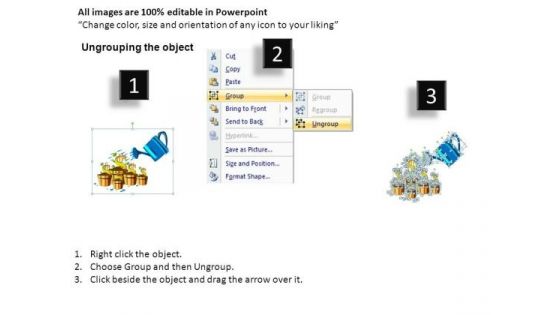 PowerPoint Growing Money Financial Success PowerPoint Templates