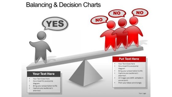 PowerPoint Layout Business Balancing Decision Ppt Slide