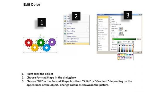 PowerPoint Layout Business Gears Process Ppt Designs