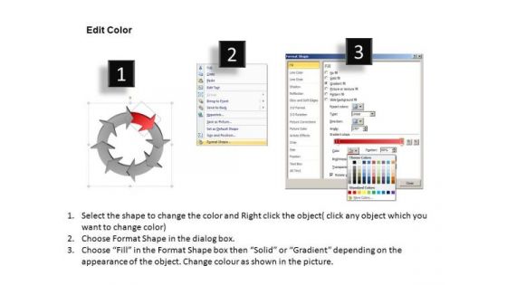 PowerPoint Layout Business Success Process Circular Arrows Ppt Layout