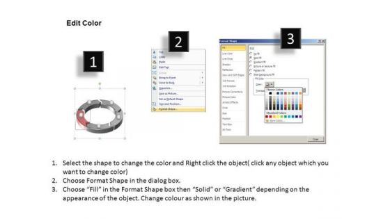PowerPoint Layout Chart Circular Process Ppt Templates