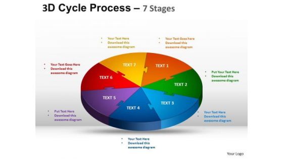 PowerPoint Layout Chart Cycle Process Flow Ppt Design Slides