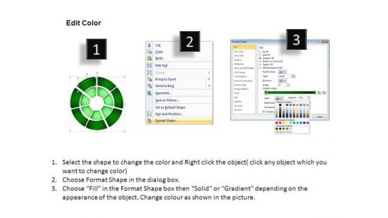 PowerPoint Layout Chart Double Ring Ppt Design Slides