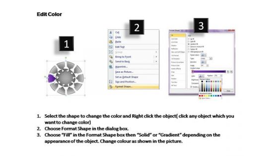 PowerPoint Layout Chart Pie Chart With Arrows Ppt Presentation Designs