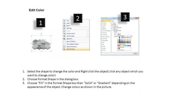 PowerPoint Layout Chart Puzzle Process Ppt Design
