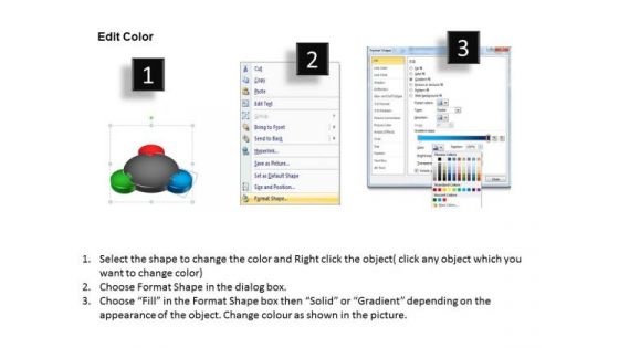 PowerPoint Layout Circular Puzzle Process Chart Ppt Design