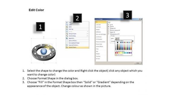 PowerPoint Layout Company Circular Process Ppt Slide