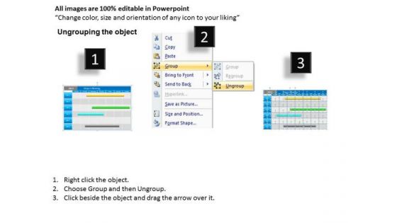 PowerPoint Layout Company Growth Blue Calendar 2012 Ppt Slide