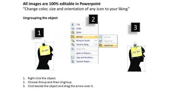 PowerPoint Layout Company Growth Post It Notes Ppt Theme