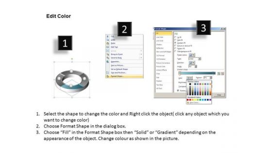 PowerPoint Layout Company Quadrants Ppt Template