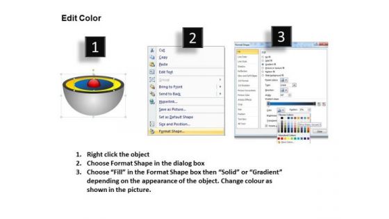 PowerPoint Layout Company Success Goals Core Diagram Ppt Process