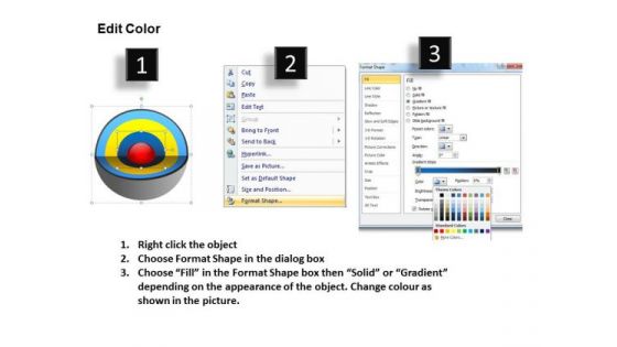 PowerPoint Layout Corporate Designs Goals Core Diagram Ppt Templates