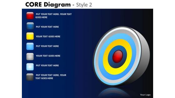 PowerPoint Layout Corporate Strategy Core Diagram Ppt Slide