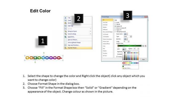 PowerPoint Layout Cycle Chart Chains Flowchart Ppt Design Slides