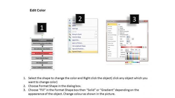 PowerPoint Layout Diagram Business Planning Ppt Slides