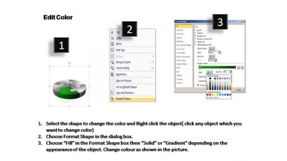 PowerPoint Layout Diagram Circular Arrow Ppt Slide